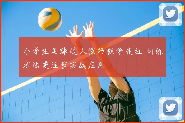小学生足球过人技巧教学走红 训练方法更注重实战应用